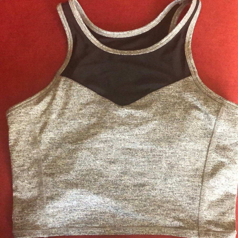 Mesh Sports Bra Crop Top F21